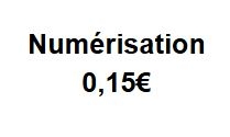 Numérisation document 0.15€