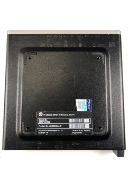 Ordinateur de bureau HP EliteDesk 800 G4 65W - i5 - 8Go - 256Go SSD - Windows 11 Pro