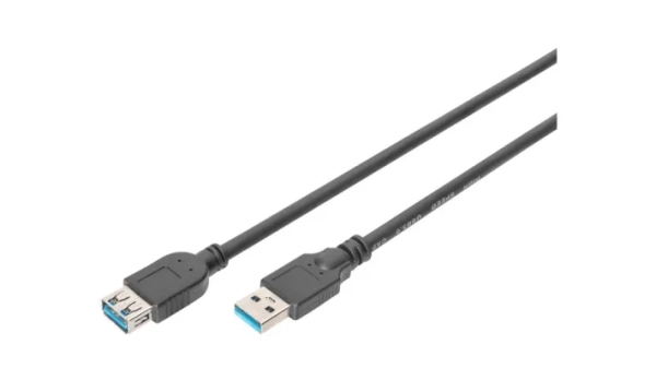 Câble d'extension USB 3.0 DIGITUS Type A - Longueur 3.0m pour périphériques informatiques