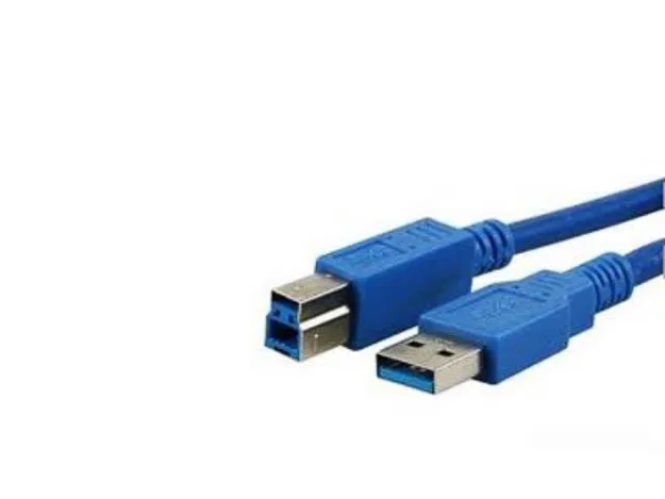Câble USB 3.0 MEDIARANGE MRCS149 3m Bleu - Connectique AM/BM pour Transfert de Données