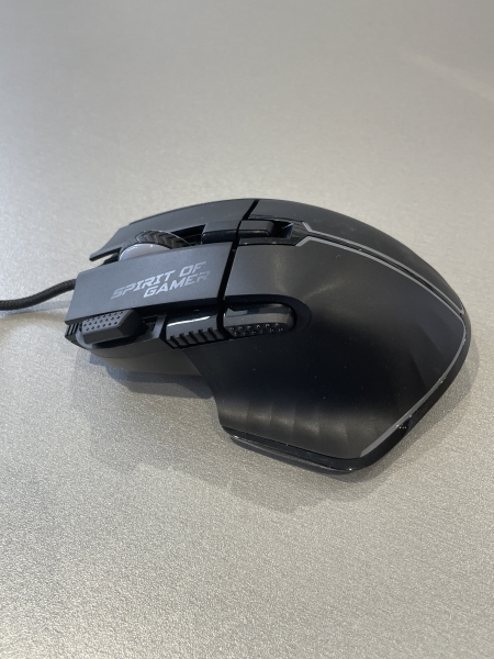 Souris Spirit Of Gamer S-PM5RGB - Filaire USB RGB 6400 DPI pour Gaming et Bureautique