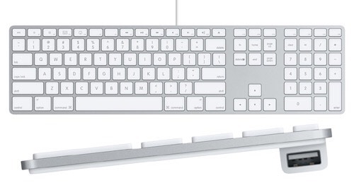 Clavier filaire Apple A1243 - USB-A pour ordinateur Mac et PC, usage bureautique et multimédia