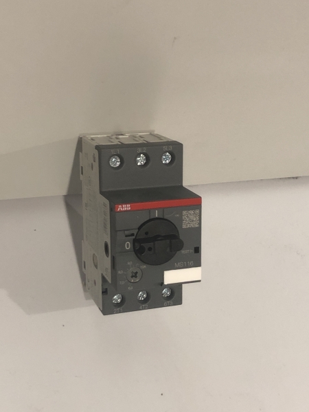 ABB MS116-10 manual motor starter - Protection Courant 10A pour Machines Industrielles