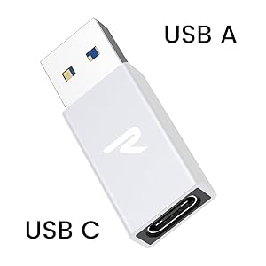 Adaptateur USB A vers USB C 3.0 RAMPOW - Gris 