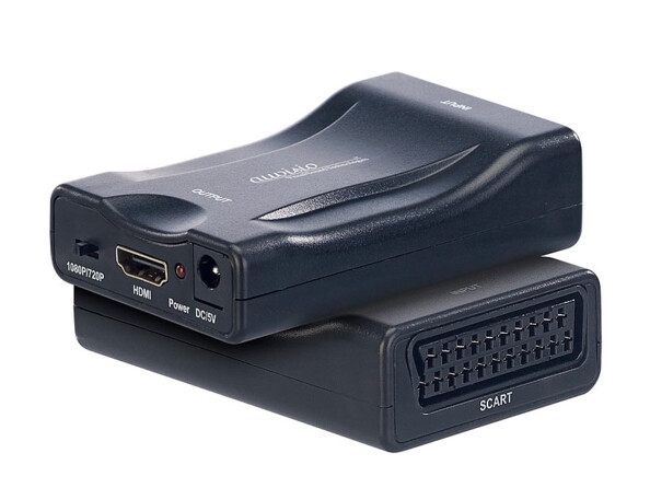 Adaptateur Péritel HDMI MISOTT - Connecteur Noir pour Conversion Vidéo et Audio