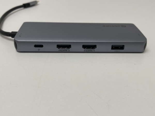 Station d'accueil HUB USB-C eSTUFF - USB-A, VGA, HDMI, Carte SD et Micro, Ethernet, Jack - Pour ordinateur portable