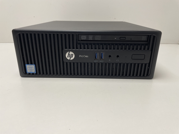 Ordinateur de bureau HP ProDesk 400 G3 SFF - i3, 4 Go RAM, SSD 480 Go, Windows 11 Pro - Usage professionnel