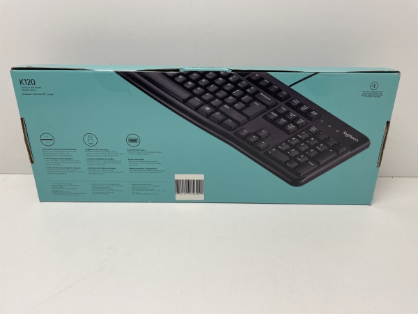 Clavier LOGITECH K120 - Qwerty - USB filaire -