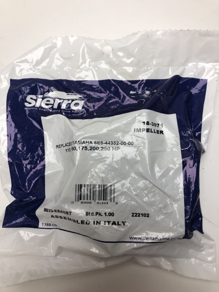 Turbine Sierra 18-3071 Yamaha - Néoprène et Nitrile pour Moteurs Hors-Bord Résistant aux Conditions Marines