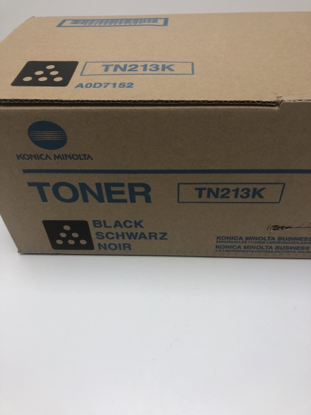 KONICA MINOLTA  Toner Laser d'origine - TN213K  Black