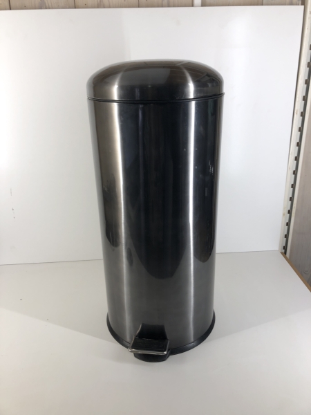 Poubelle Ronde 30L Gris anthracite