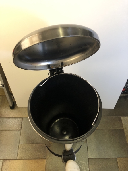 Poubelle Ronde 30L Gris anthracite
