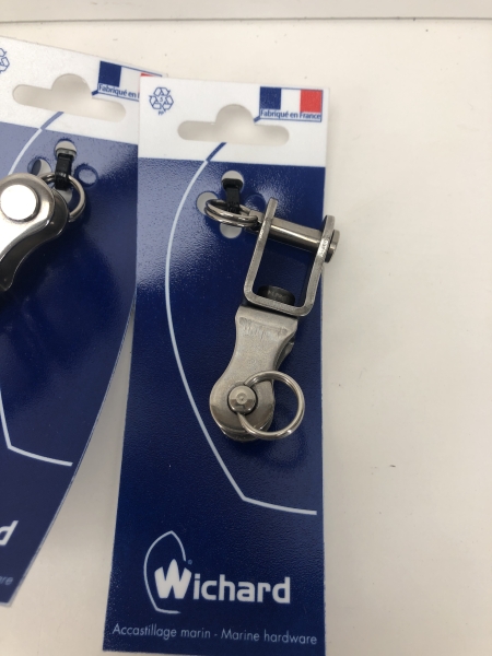 Émerillons inox WICHARD GM 60 mm - Inox 316L, 13 mm, Charge 1400 kg, Usage nautique