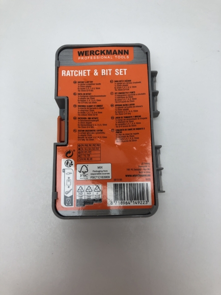 Coffret Cliquet Embout Tournevis WERCKMANN