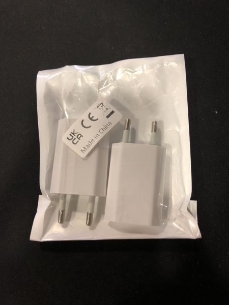 Chargeur USB-A 5W - Double Pack - Adapté pour Smartphones et Tablettes