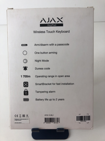 AJAX KeyPad Clavier bidirectionnel sans fil