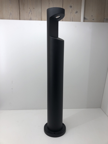Borne LED Resistex BOLARSIDE 818107 - 9.2W 643Lm IP54 IK10 pour extérieur en aluminium noir