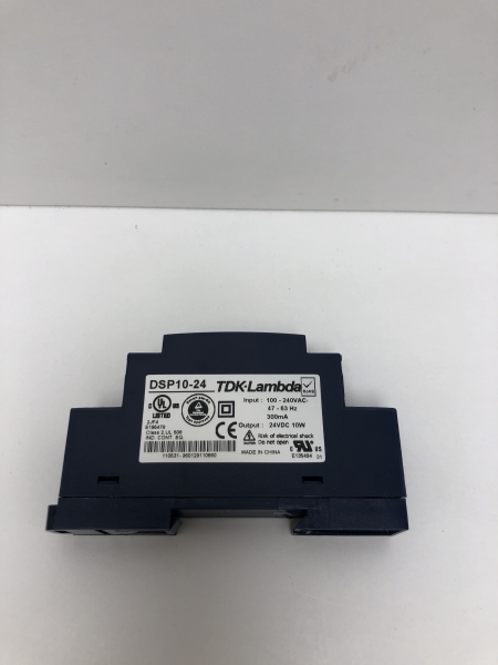 Alimentation TDK-Lambda DSP 10-24 - 10W 24V c.c. 420mA Montage Rail DIN pour Équipements Industriels
