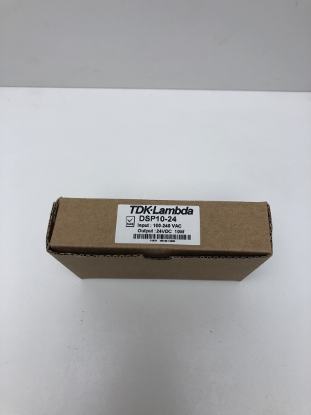 Alimentation TDK-Lambda DSP 10-24 - 10W 24V c.c. 420mA Montage Rail DIN pour Équipements Industriels