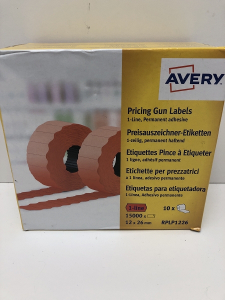 Étiqueteuse AVERY Pince à Étiqueter 1 Ligne + rouleau étiquettes
