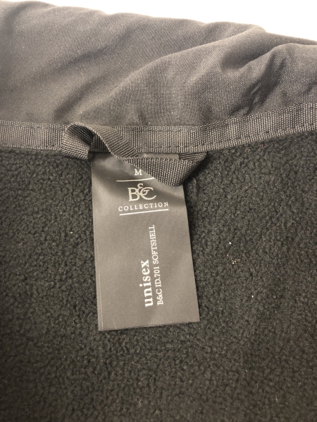 Veste Softshell B&C Collection ID.701 - 96% Polyester, 4% Élasthanne, Fermeture Éclair, Unisexe, Taille M