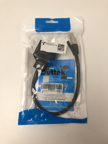 Adaptateur RJ45 Duttek - 1 Mâle vers 2 Femelles pour Extension de Câble Réseau