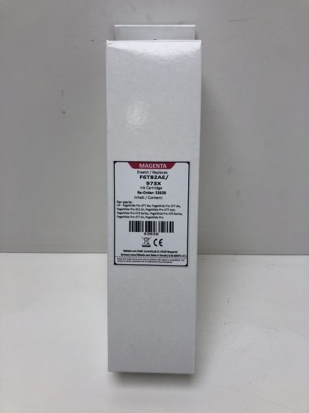 Cartouche jet d'encre compatible HP 973X (F6T82AE) Magenta