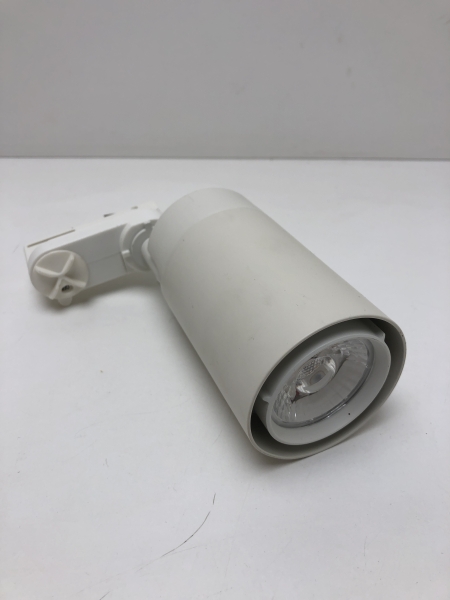 Projecteur LED orientable RAFALE 2 - 22W Blanc, 230V, pour rail 3 allumages, intérieur