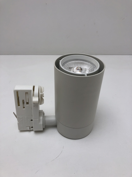 Projecteur LED orientable RAFALE 2 - 22W Blanc, 230V, pour rail 3 allumages, intérieur