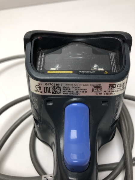 Scannette douchette DATALOGIC GD4400 - Technologie Motionix, Lecture Omnidirectionnelle, Multi-Interfaces pour Codes-Barres