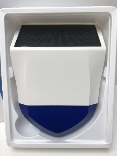 Sirène intelligente extérieure Zigbee Tuya - Panneau solaire, USB/Batterie, IPX5, 95 dB, Type-C
