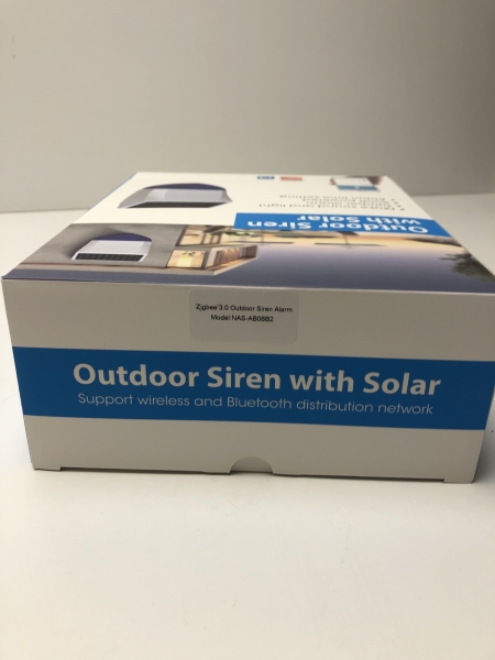 Sirène intelligente extérieure Zigbee Tuya - Panneau solaire, USB/Batterie, IPX5, 95 dB, Type-C
