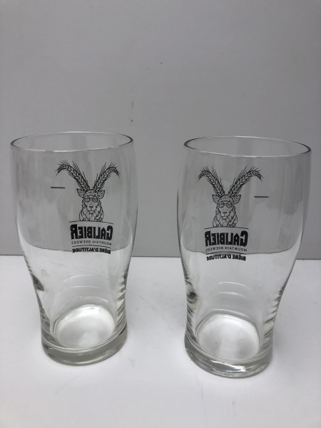 Verres à Bière Galibier - Lot de 2 Verres 50 cl H 16.5 cm - Pour Dégustation à Maison ou Bar