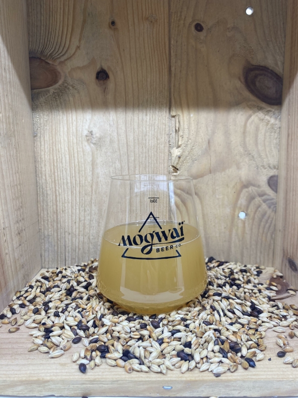 Verres Harmony Mogwaï - Lot de 2 Verres à Boire 25cl à 33cl, Écriture Noire, Hauteur 10.5cm pour Usage Quotidien