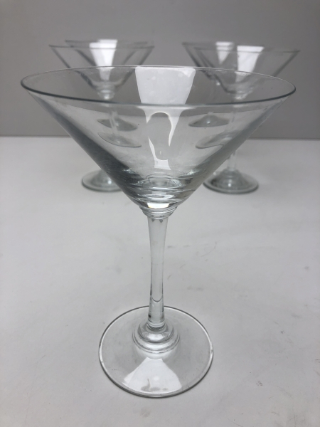 Lot de 5 Verres à Cocktails - Verre Transparent 350ml pour Boissons et Réceptions