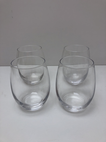 4 verres transparents Chefs & Sommelier