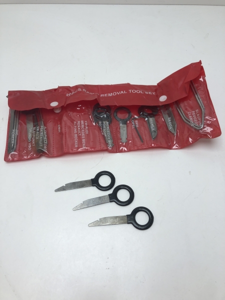 Outil de Suppression Kit Set Voiture Radio Audio - 20 pcs pour Démontage Système Audio