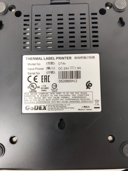 Imprimante Ticket Godex DT4x Thermique Directe 4