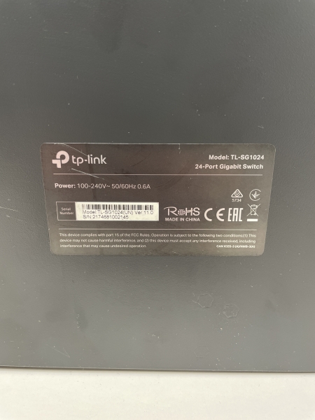 Switch TP-LINK TL-SG1024 - 24 ports Gigabyte