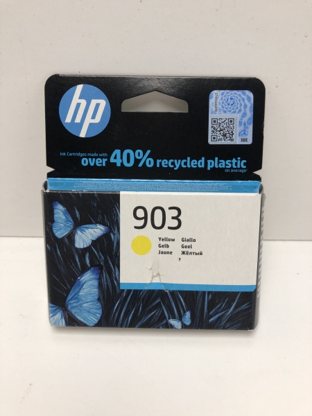 Cartouche d'Encre Jaune HP 903 Authentique T6L95AE - Pour HP OfficeJet 6950, 6960, 6970, 6975, 825 Pages