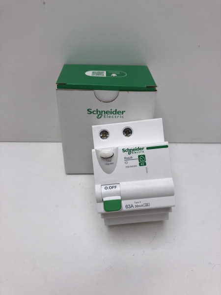 Interrupteur différentiel Schneider Resi9 XE R9ERB263 - 2P 63A 30mA Type A - 3 modules embrochable