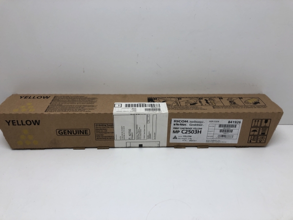 Toner laser origine RICOH MP C2503H Yellow