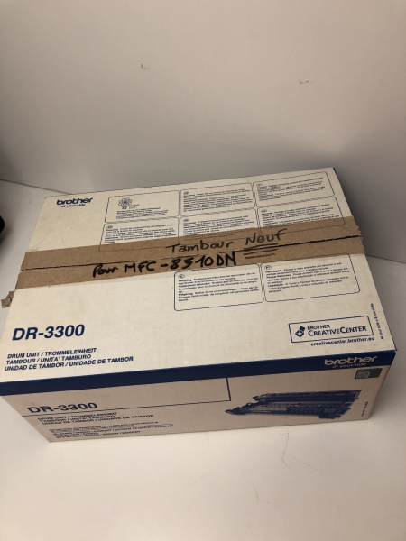 Tambour Brother DR3300 - Capacité 30000 pages Compatible Imprimantes Brother HL 5440D 5450DN 5470DW 6180DW