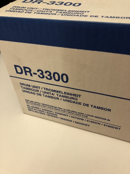 Tambour Brother DR3300 - Capacité 30000 pages Compatible Imprimantes Brother HL 5440D 5450DN 5470DW 6180DW