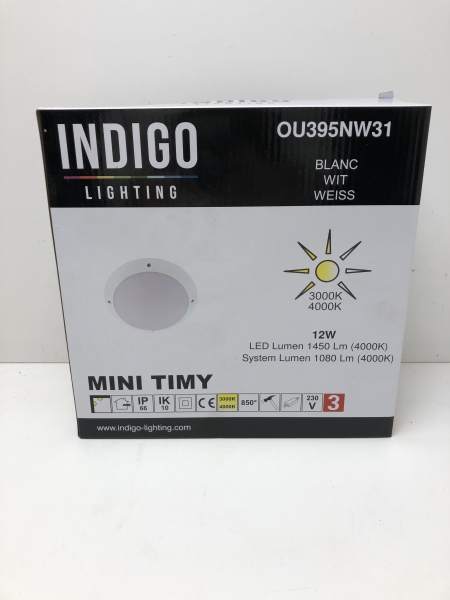Applique Murale ou Plafonnier Indigo Lighting Hublot MINI TIMY Led - Éclairage Intérieur Extérieur 3000K 4000K