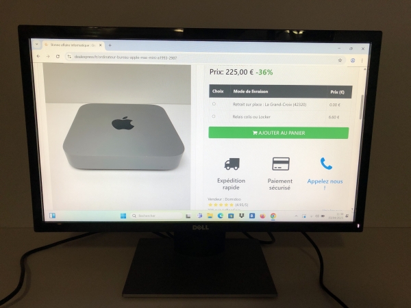 Écran DELL SE2417HG - 24" LED Full HD 1920x1080 TFT TN 2ms HDMI VGA pour Bureau