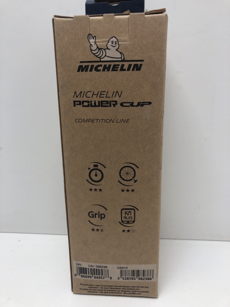 Pneu vélo Michelin Power Cup Competition Line - 700x25C 3x120 TPI Aramid Shield Gum-X pour route et course