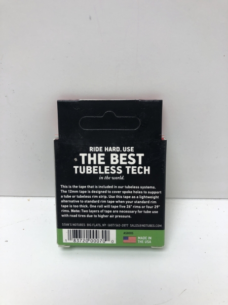 Stan's NoTubes Rim Tape  12mm x 9m