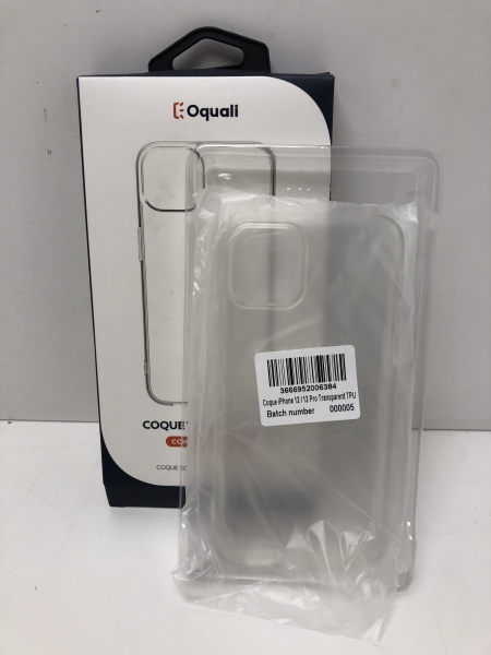 Oquali Coque iPhone 12/12 Pro Transparent 