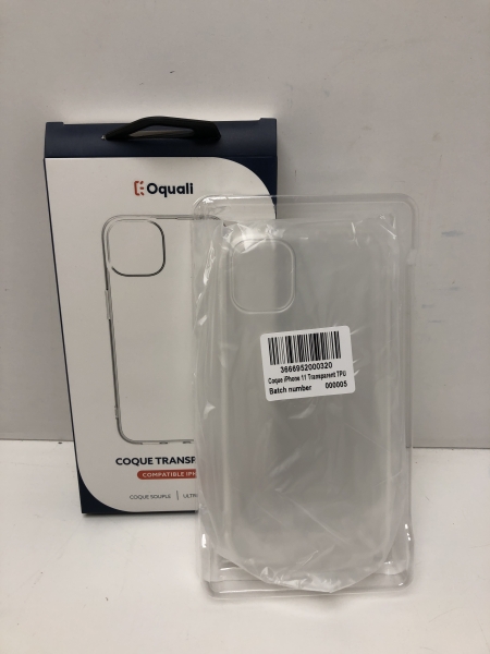Oquali Coque iPhone 11 Transparent TPU 
